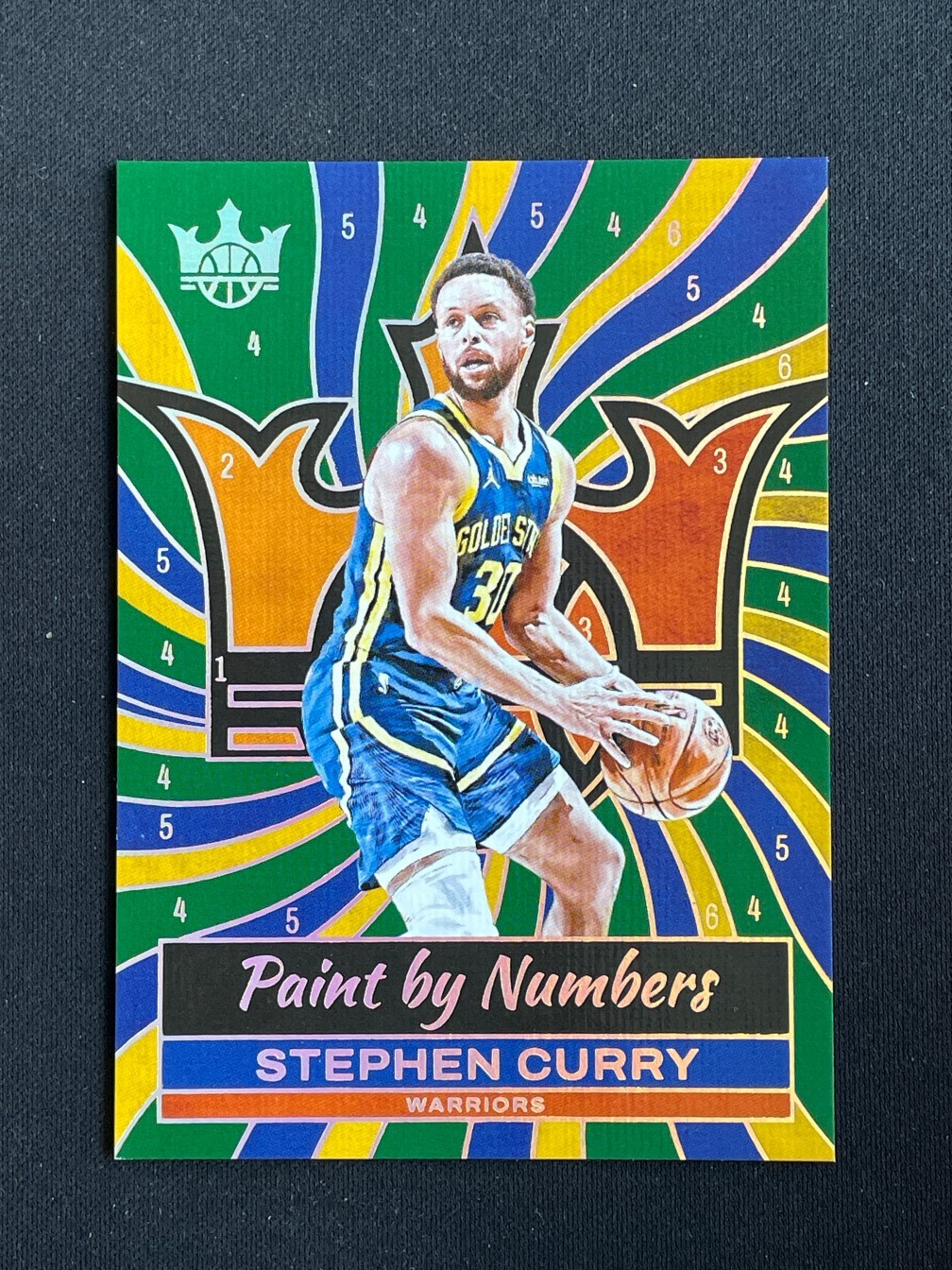Stephen Curry 2024-25 Panini Court Kings Paint by Numbers #15