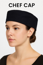 CHEFS SKULL CAP CHEF HAT PROFESSIONAL CATERING CHEF KITCHEN COOKS CAPS IN PACKS