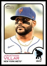 Jonathan Villar 2022 Topps Heritage #313 Mets MLB READ FREE SHIP AutographDen