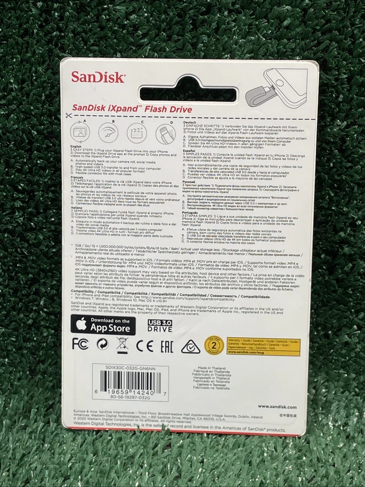 Sandisk iXpand Flash Drive 128GB USB 3.0 for iPhone/iPad SDIX30C New Sealed - Image 4 of 4