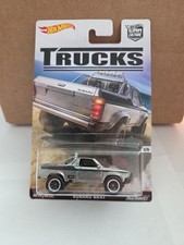Hot Wheels 2016 Car Culture Trucks Subaru Brat in Silver with Real Riders