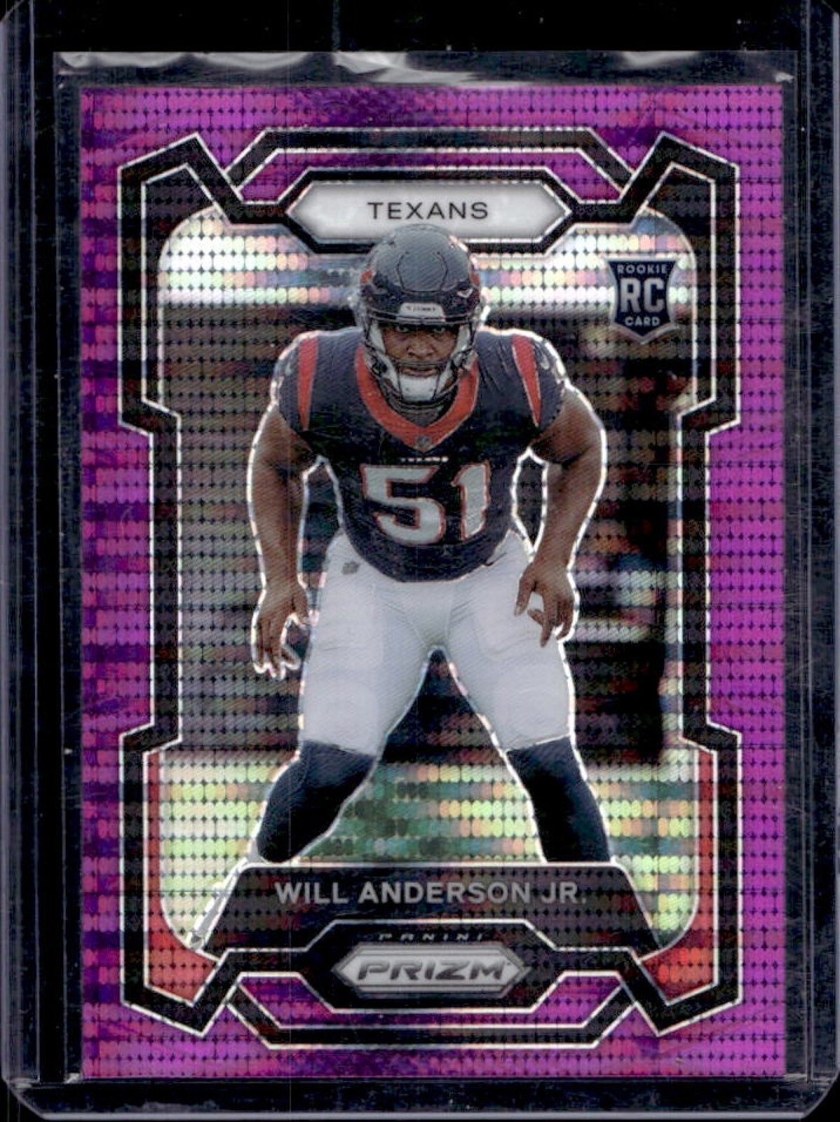 2023 Prizm Will Anderson Jr. RC Purple Pulsar #342 Texans