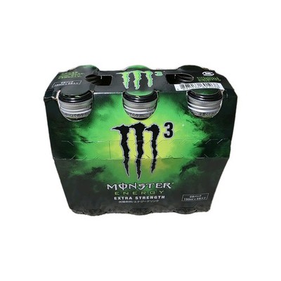 6-Pack Monster Energy M3 Super Concentrate 5oz Collectible Sealed Glass Bottles