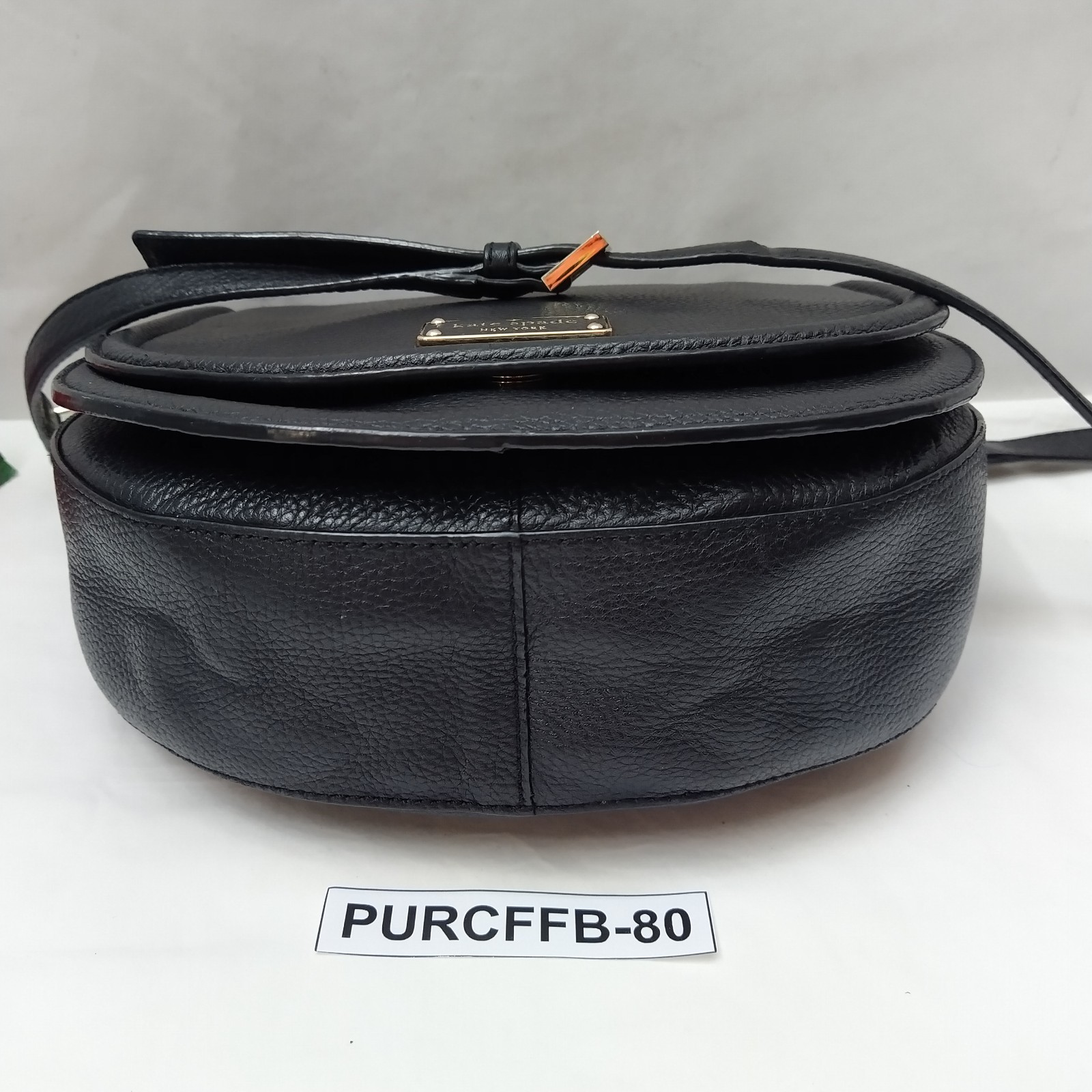 Kate Spade New York Black Leather Flap Closure Top Handle Crossbody Bag thumbnail 16