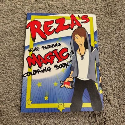Reza's Mind-Blowing Magic Coloring Book Kids Magician Toy Blank Pages Trick Book
