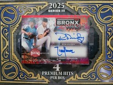 2025 LEAF BRONX LEGACY RON GUIDRY RANDY JOHNSON BRONX MARKS DUAL AUTO /6