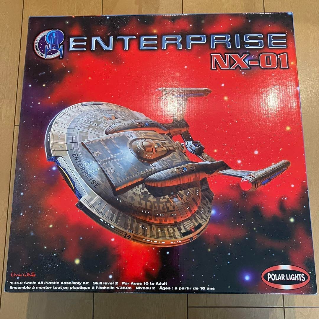 1/350 ポーラライツ　スタートレック　エンタープライズ　NX-01 未開封 Star Trek Enterprise 1:350 Big Scale NX-01 Plastic Model