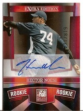 2010 Elite Hector Noesi Auto /819 Autograph