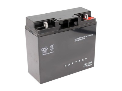 Gel-Batterie 12V 20Ah passend für OM 91 PLUS/14 5K H [2T0420422/OMF] Rasentrakto