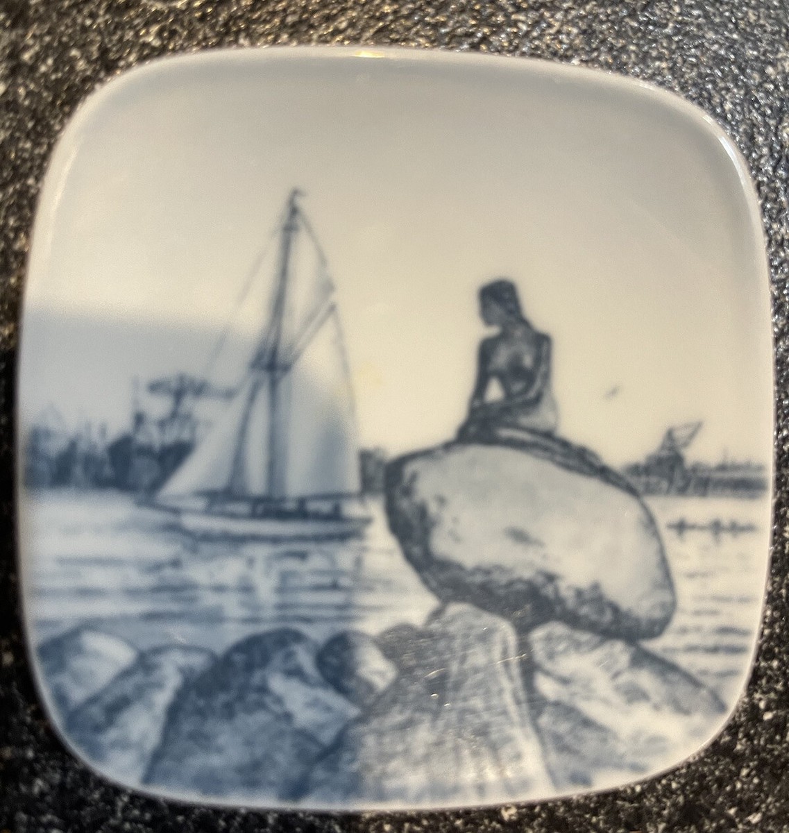 Set Of 5 PORCELAIN MADE IN DENMARK LANGELINIE LITTLE MERMAID