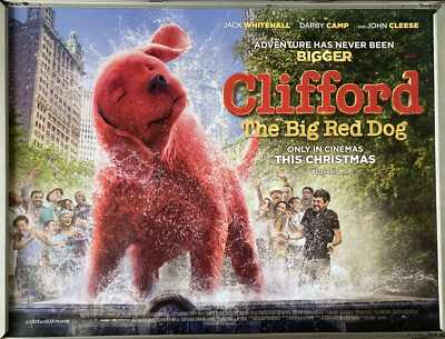 Cinema Poster: CLIFFORD THE BIG RED DOG 2021 (Shaking Quad) Jack Whitehall