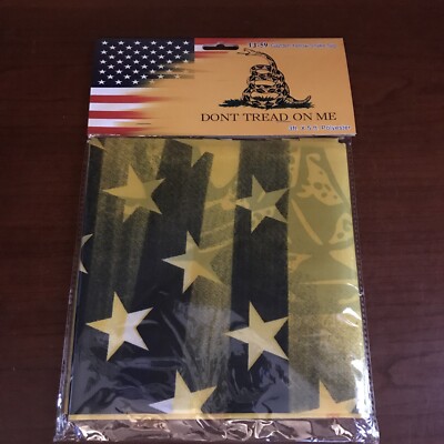 Don t Tread on Me 3 ft. x 5 ft. Polyester Flag, Gazden Yellow Snake Flag