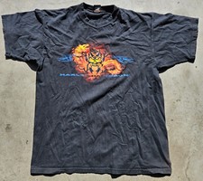 HD Harley Davidson LA LOS ANGELES tribal Flame Logo t-shirt Made In USA Size XL