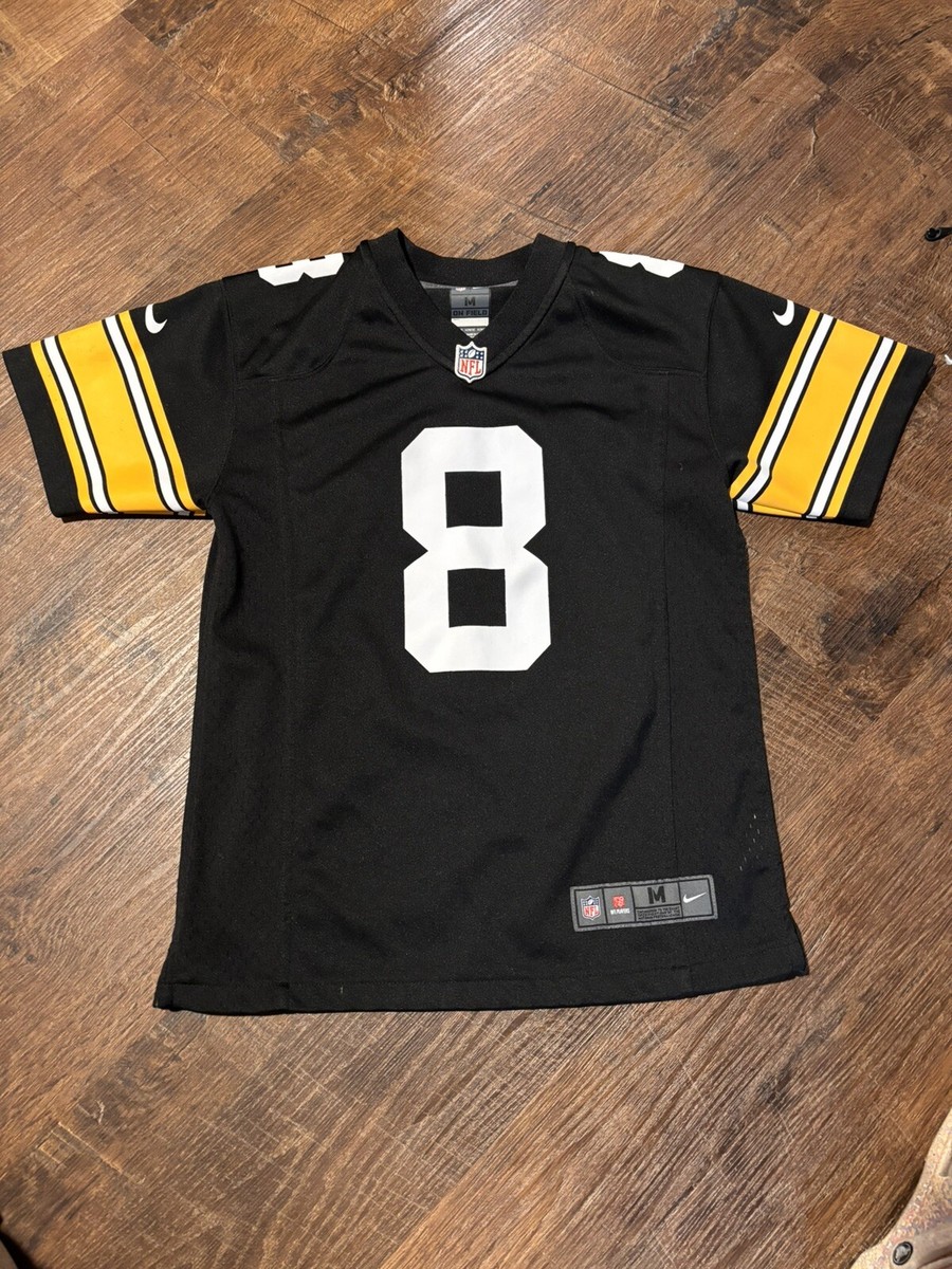 🏈 Kenny Pickett Youth Jersey Size Medium Pittsburgh Steelers! 🖤💛