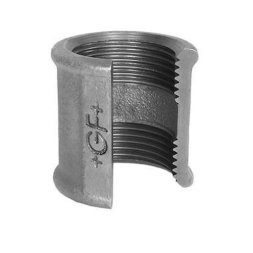 8nb (1/4"" Inch) GF Galvanised Malleable Iron Equal Female Socket BSP Screwed. GF