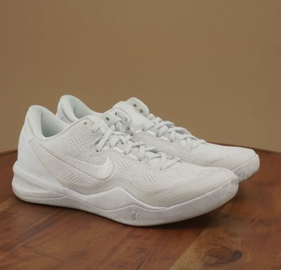 Nike FJ9364-100 Mens Kobe 8 Protro Halo White Sneakers Shoes Lace 