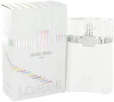 Lomani White Gold by Lomani for Men Eau de Toilette Spray 3.3 oz