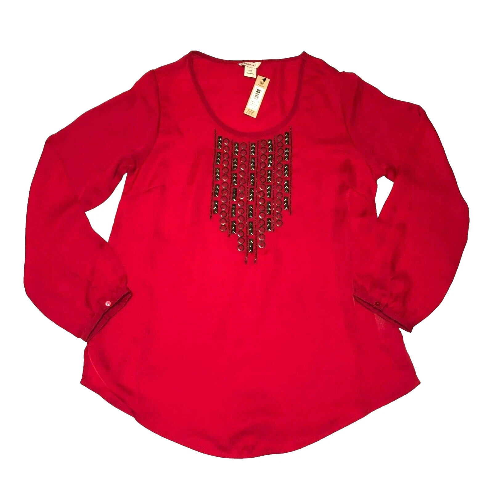 Блузка топы из полиэстера для женщин Ariat