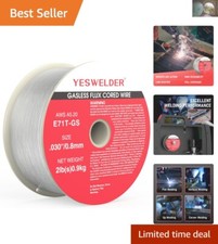 Versatile .030'' Gasless MIG Wire on 2lb ABS Spool for All-Position Welding