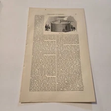 The Tanks Wine Making California c. 1864 Engraving (367)