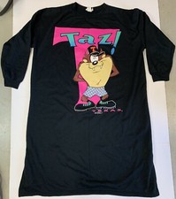 vintage swetshirt taz superlong shirt pijama Size Large Unisex 1993