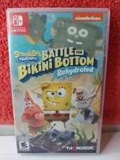 Empty Case ONLY SpongeBob SquarePants : Battle For Bikini Bottom Switch