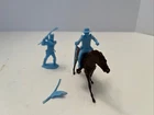 marx type unmarked 54mm alamo mexicans light blue