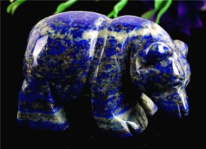 H07212-38x25x19mm-Natural-Lapis-Lazuli-Hand-Carved-Bear-Figurine
