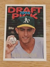 1995 Topps Ben Grieve 1994 Draft Pick Rookie Card #212 Oakland Athletics 
