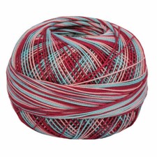 Lizbeth Egyptian Cotton Crochet Thread Size 80 Color 118 Bubblegum Mix