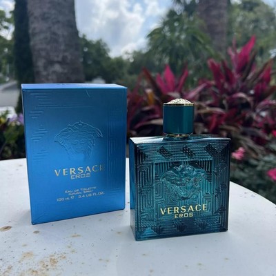 Versace Eros by Versace 3.4 oz EDP Cologne for Men Brand New