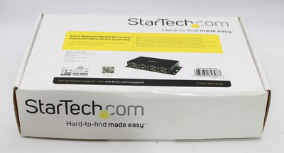 StarTechCom 8 Port Wall DIN Rail USB to RS232 Serial Hub ICUSB2328I *USED*