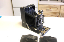 1930s Fotokor - 1 Folding Bed 1/2 Plate Camera (4749)