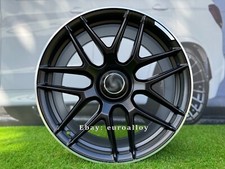4x 21 " 5 X112 Mercedes Benz AMG Style Black Wheels: Fits For : E S Klasse
