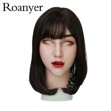 Roanyer Female Realistic Silicone Mask With Mature Makeup Crossdresser Cosplay
