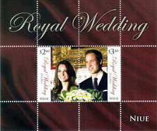 Niue 2011 - Royal Wedding, Price William & Kate - Miniature Sheet - MNH