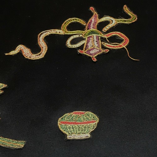 Chinesische Stickerei Pekingknoten verbotener Stich - Bild 4 von 7