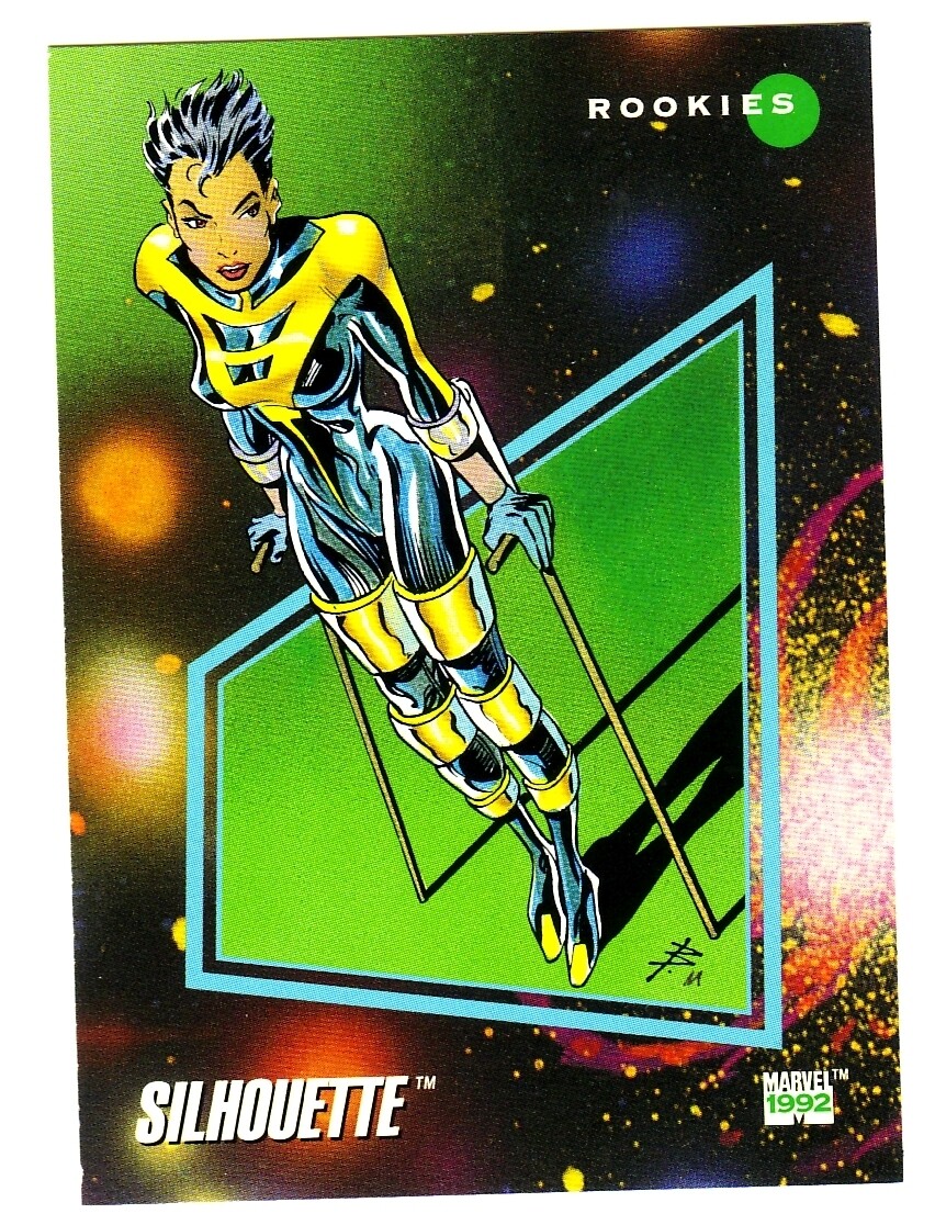 1992 MARVEL UNIVERSE BASE CARD 147 SILHOUETTE | eBay