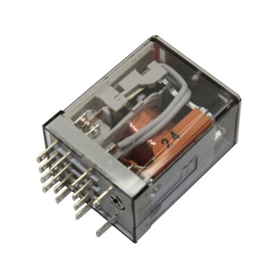 Produktbild von HR502CA230 Relais – Elektromagnetisch, DPDT, 230V AC Spule, 8A / 250V AC, LOVATO ELECTRIC Mini