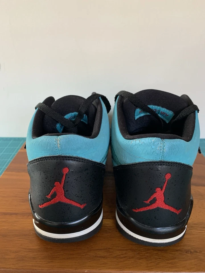 Nike Air Jordan Flightclub Años 80 Hombres #599583-402 Gamma Azul Gimnasio Rojo Zapatos Talla 11 Foto 4 de 4