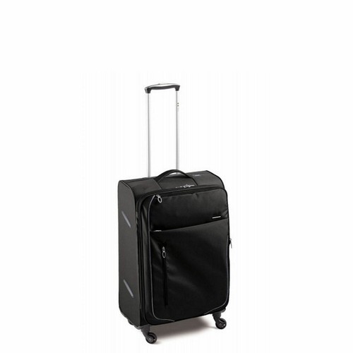 Bagaglio a mano Ciak Roncato Nero 4 Ruote Trolley Cabina Semirigida TSA  viaggi | eBay
