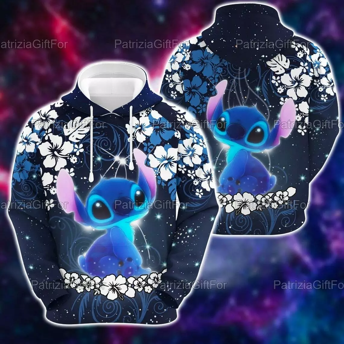 Cute Stitch 3D Hoodie US Size Gift For Stitch Lovers Mother Day Gift Best  Price