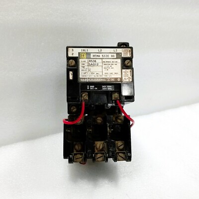GEBRAUCHT SQUARE D 8536 STARTER 200/230 VAC 600 VAC MAX 5 PS 50/60 HZ 110/120...