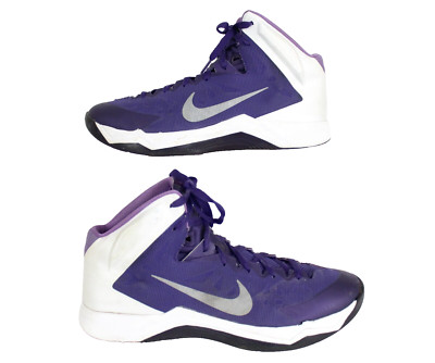 NIKE Hyper Quickness Men's Size 11 Purple Basketball Sneakers Shoes 599420-500