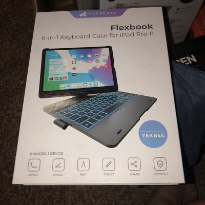 Typecase Flexbook Touch 6-in-1 Keyboard Case for iPad Pro 11