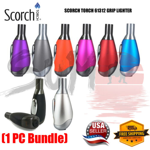 Scorch Torch 61312 4 1/4" Hand Metal Lighter Refillable Easy Grip Torch Lighter - Picture 1 of 9
