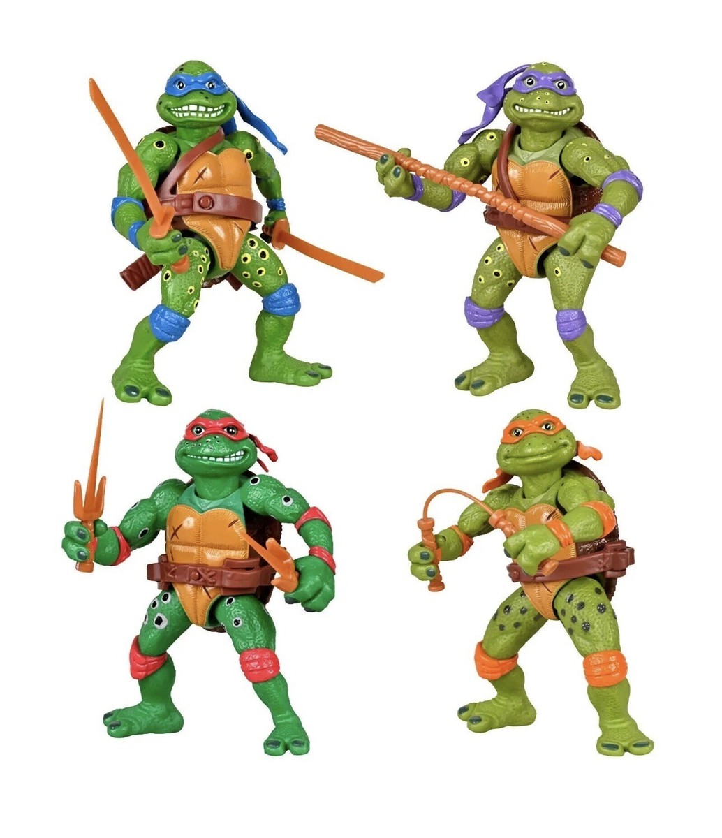 TMNT 4 Pack 1991 Classic Movie Star Teenage Mutant Ninja TMNT 4 Pack 1991 Classic Movie Star Teenage Mutant Ninja