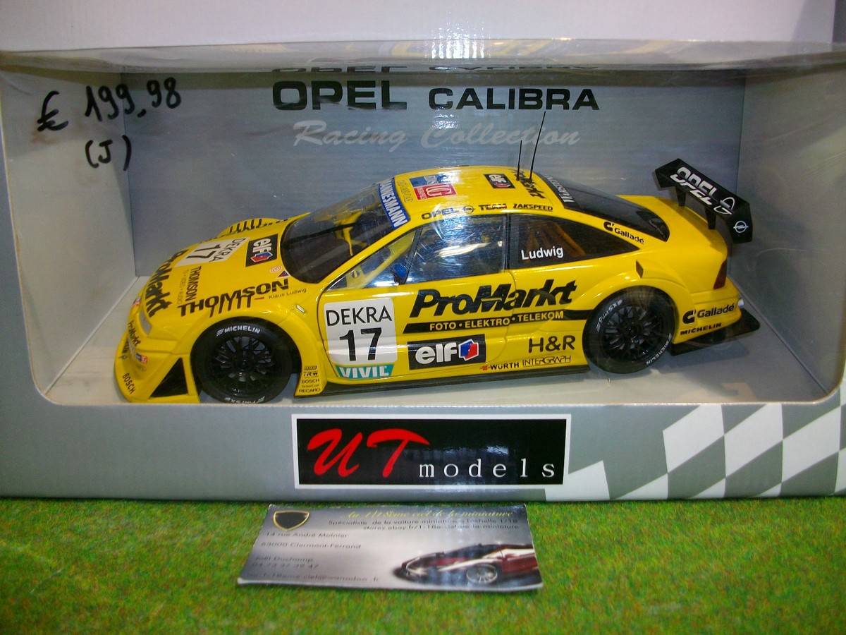 OPEL CALIBRA V6 4x4 DTM 1996 # 17 1/18 UT Models 180964317 voiture miniature col