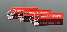 REMOVE BEFORE FLIGHT | MINI Anh&auml;nger | 3er SET  | rot | Versand kostenlos!