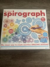 Spirograph 30 Piece Design Set with Markers, Guide, Sheets Tray Ages 8